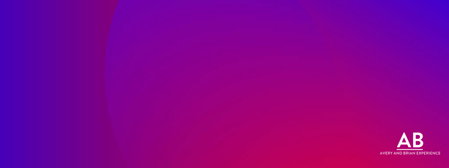 Gradient background for Avery and Brian